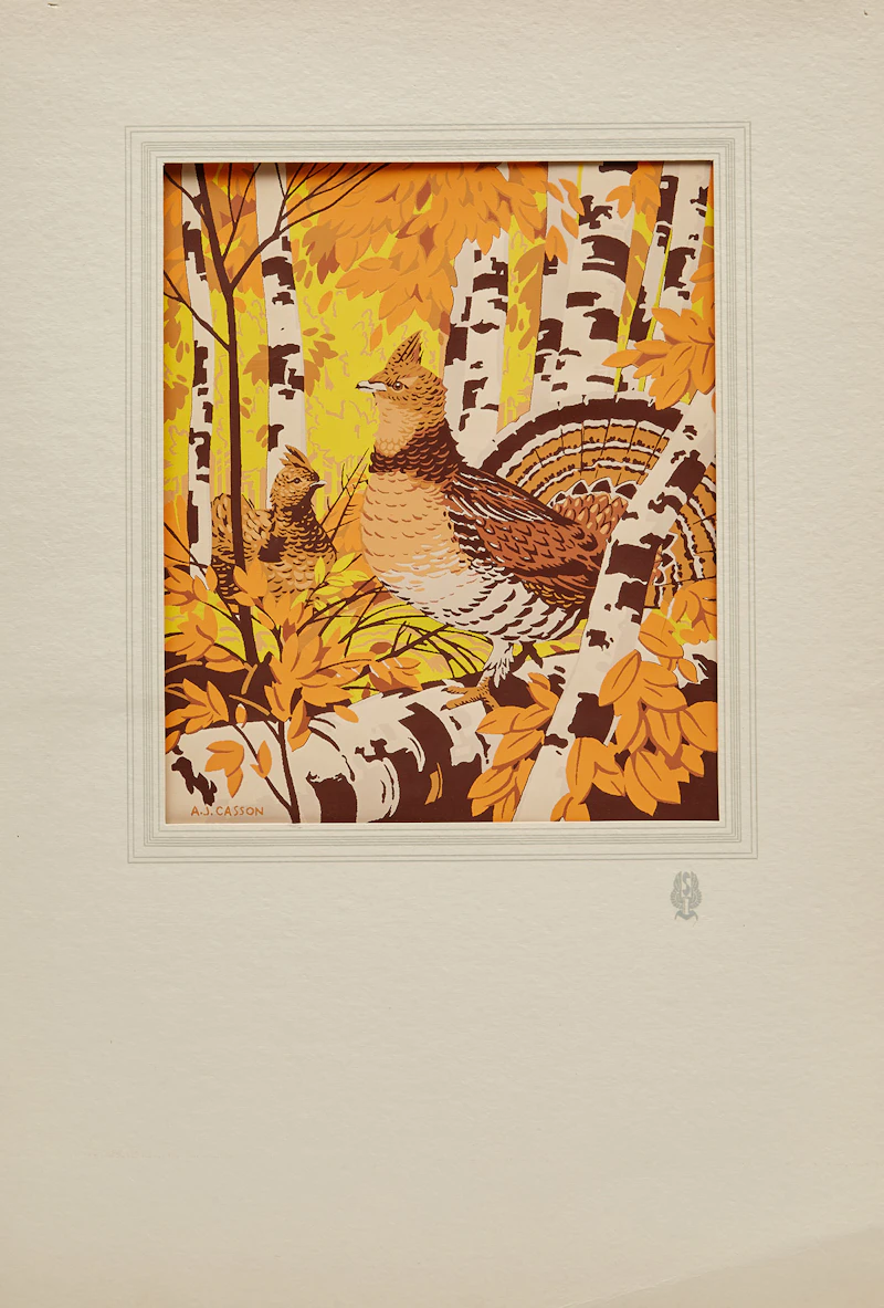 Alfred Joseph Casson, Grouse, silkscreen - view 4