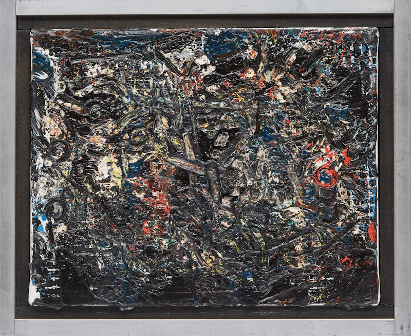 Duncan De Kergommeaux, Land Series #2/99; Untitled Abstraction, two paintings - view 2
