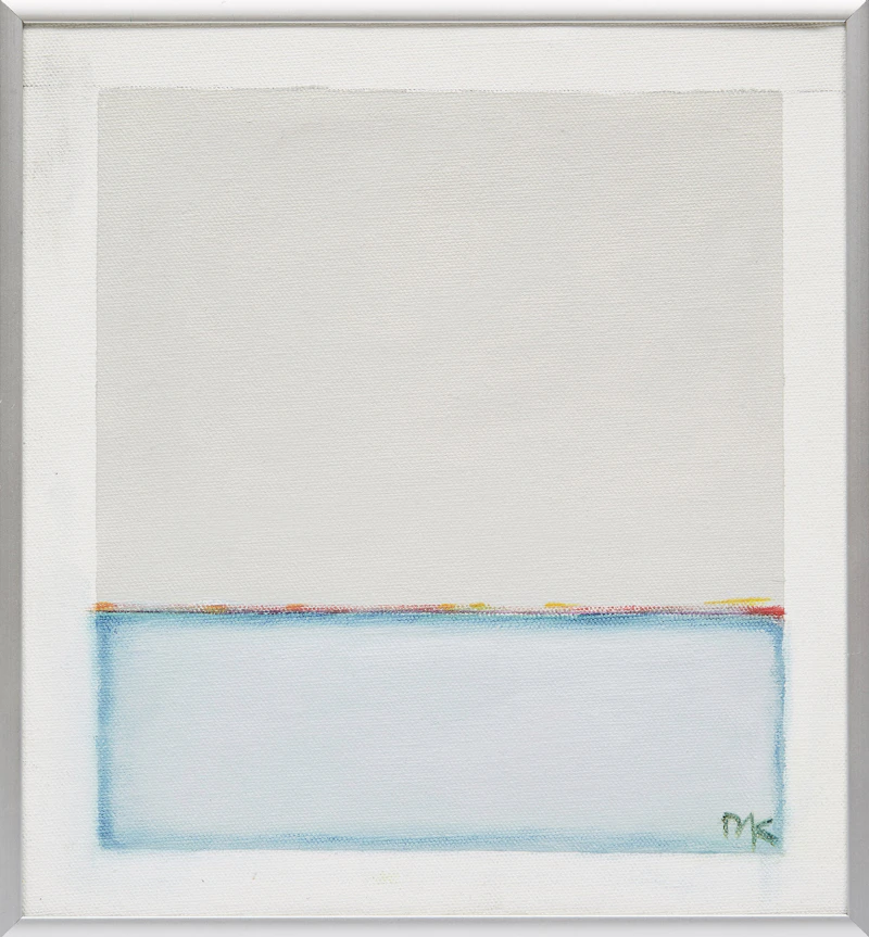 Duncan De Kergommeaux, Land Series #2/99; Untitled Abstraction, two paintings - view 5
