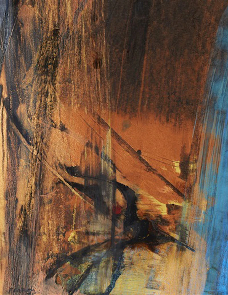 Marcelle Ferron, Abstraction, 1975, mixed media