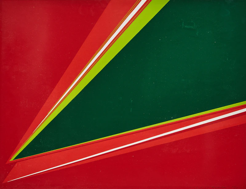 Rita Letendre, Refraction, colour silkscreen