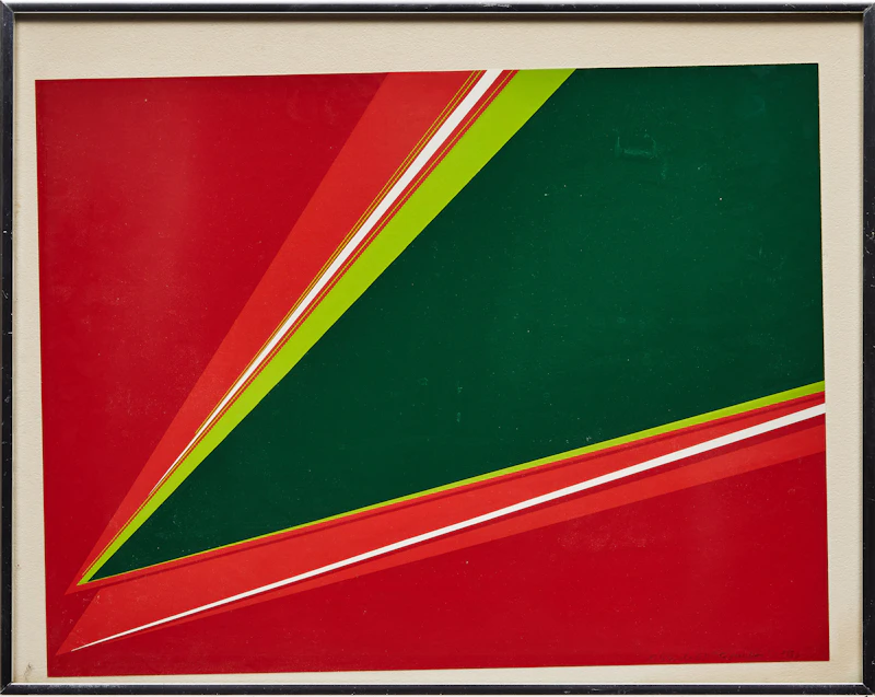 Rita Letendre, Refraction, colour silkscreen, 1969 - view 2