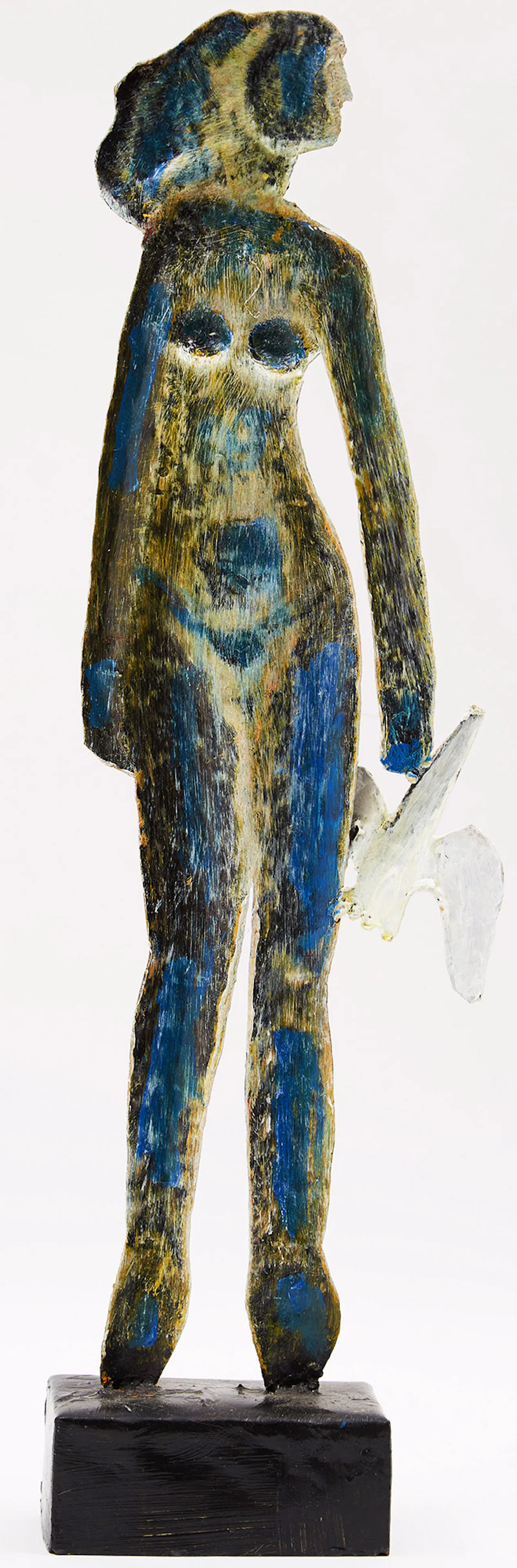Ruben Zellermayer, Three Artworks, painted steel sculpture and two mixed medias on paper - view 4
