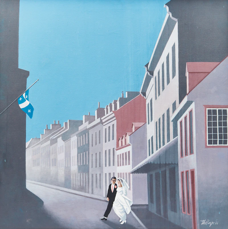 Claude Théberge, Le grand jour, acrylic on canvas