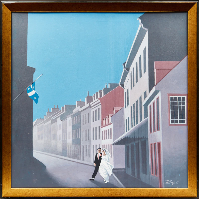 Claude Théberge, Le grand jour, acrylic on canvas - view 2