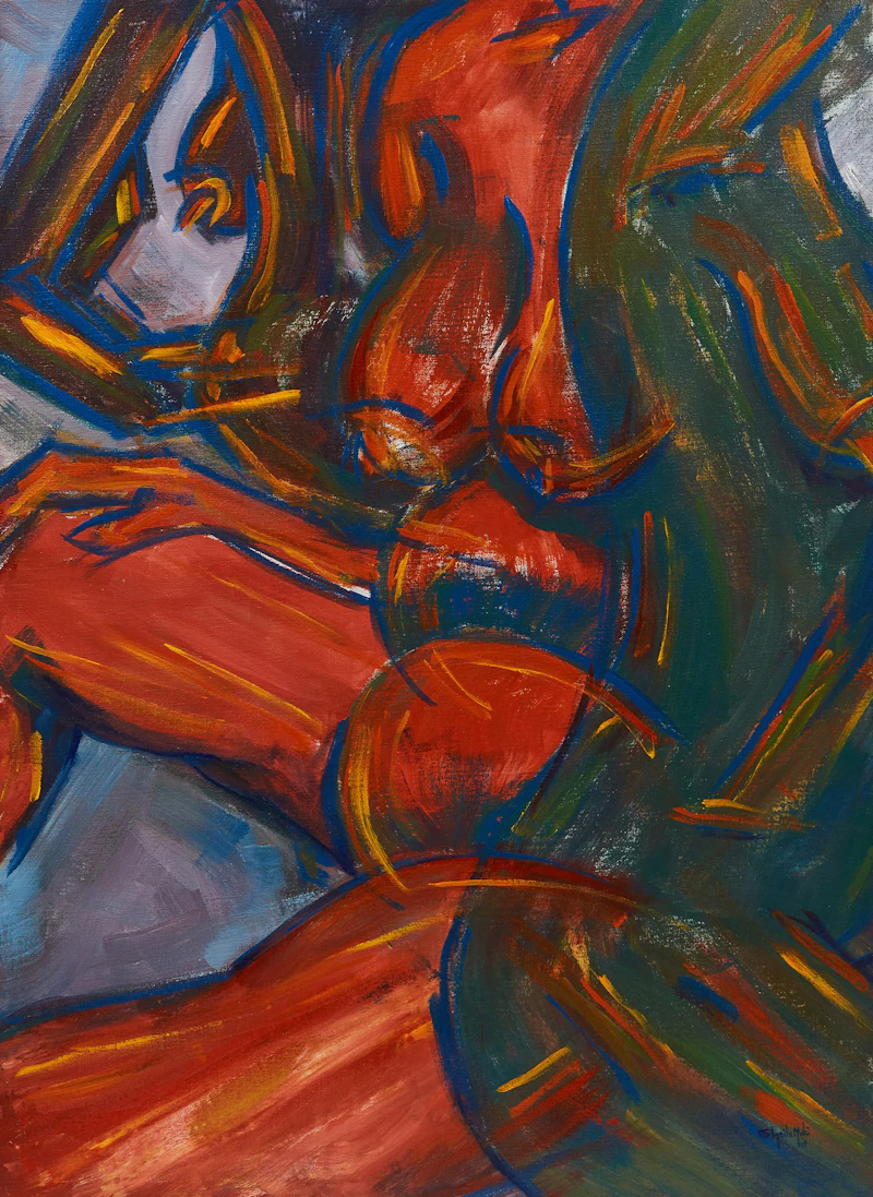 Sheila Maki, Untitled Abstraction , acrylic on canvas
