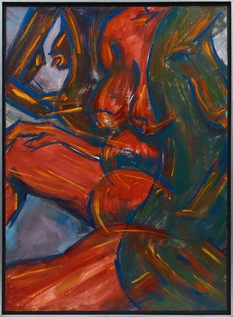 Sheila Maki, Untitled Abstraction , acrylic on canvas - view 2