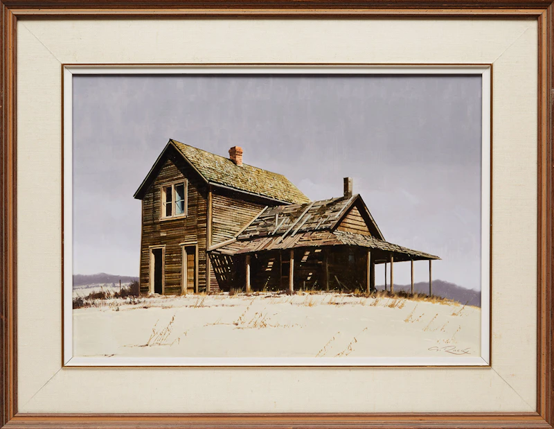 Geoffrey Allan Rock, The Graglan Place, Grand Forks, B.C., oil on board - view 2
