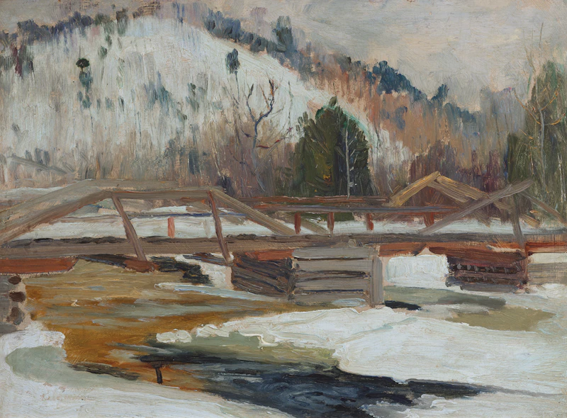 Old Bridge, Lac Tremblant by Maurice Galbraith Cullen