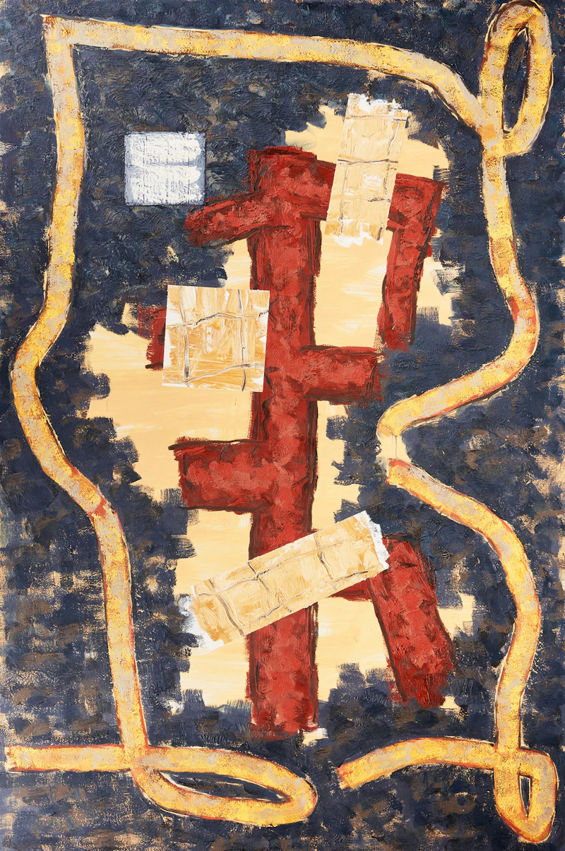 David Urban, Major Man, oil on canvas