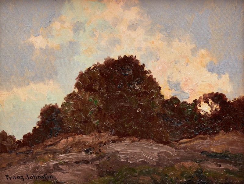 Frank Hans Johnston, Changing Weather (Parry Sound), oil on canvas board