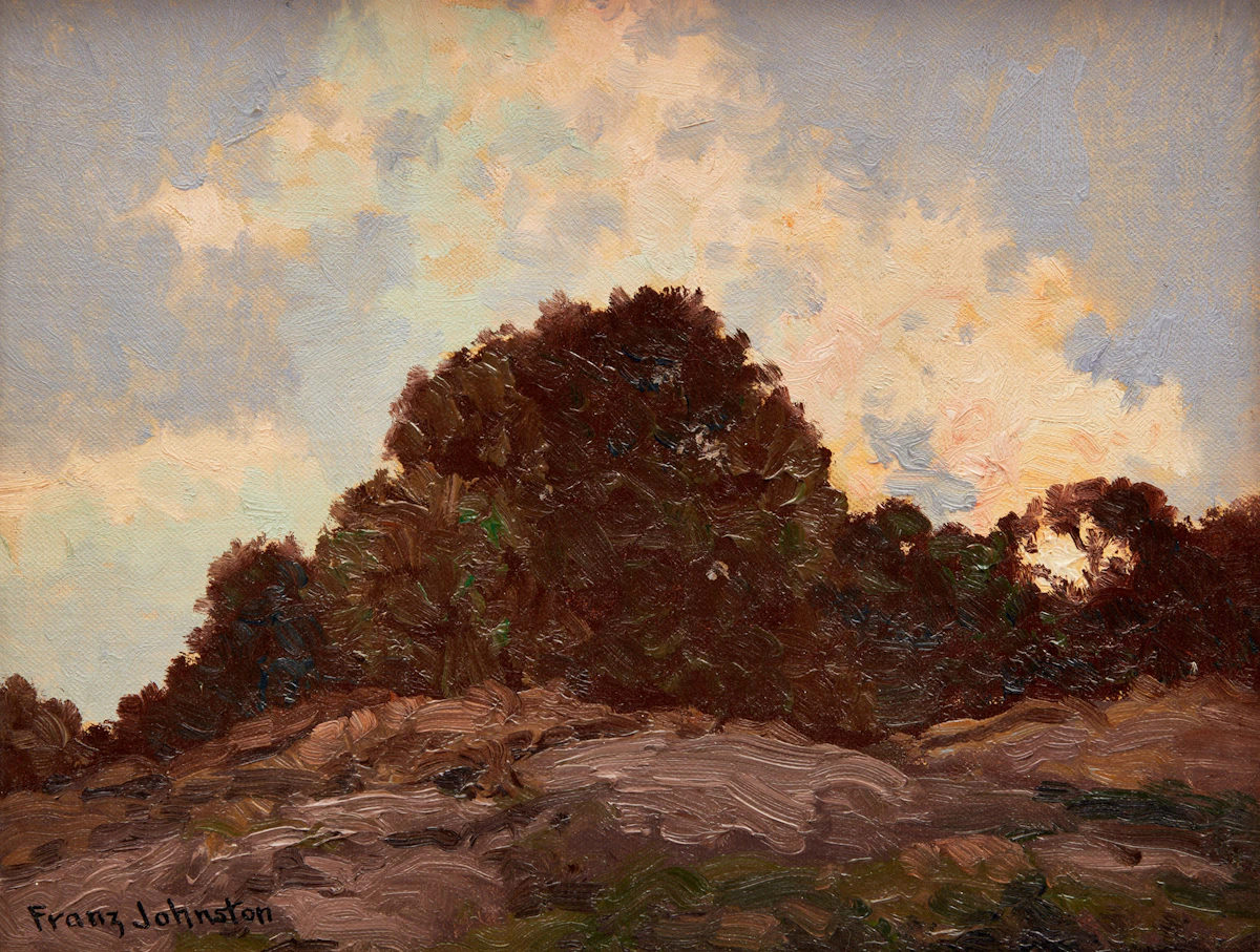 Frank Hans Johnston, Changing Weather (Parry Sound), oil on canvas board, 1948