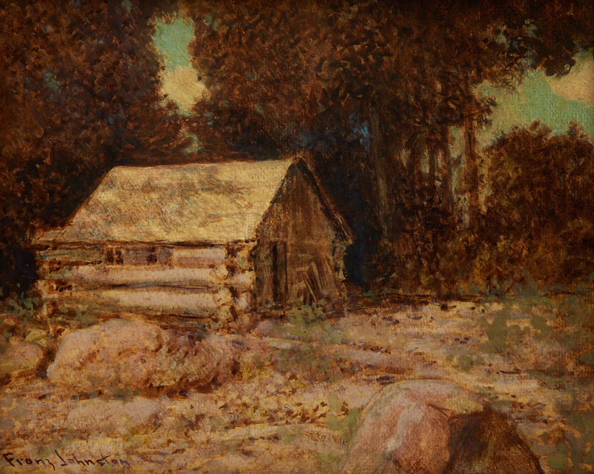 Frank Hans Johnston, Abandoned, oil on board