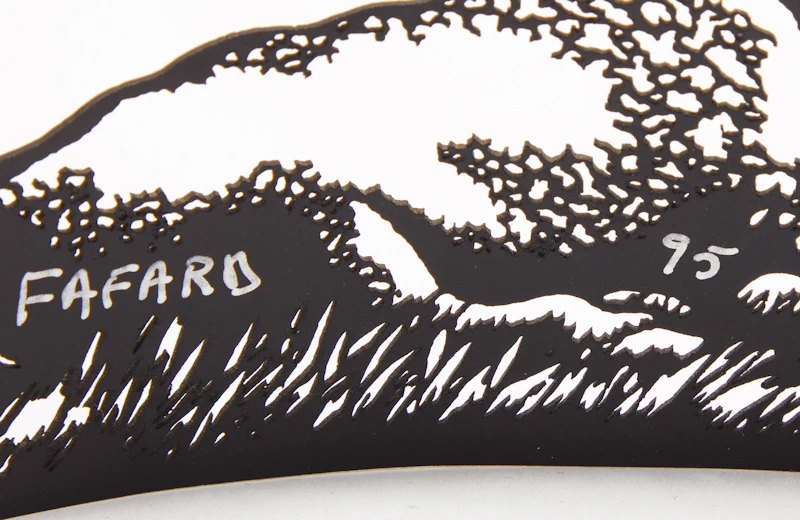 Joe Fafard, Bull, lasercut steel, 1995 - view 5