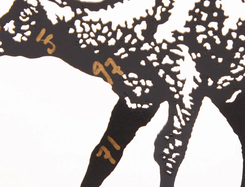 Joe Fafard, Calf, lasercut steel, 1997 - view 5