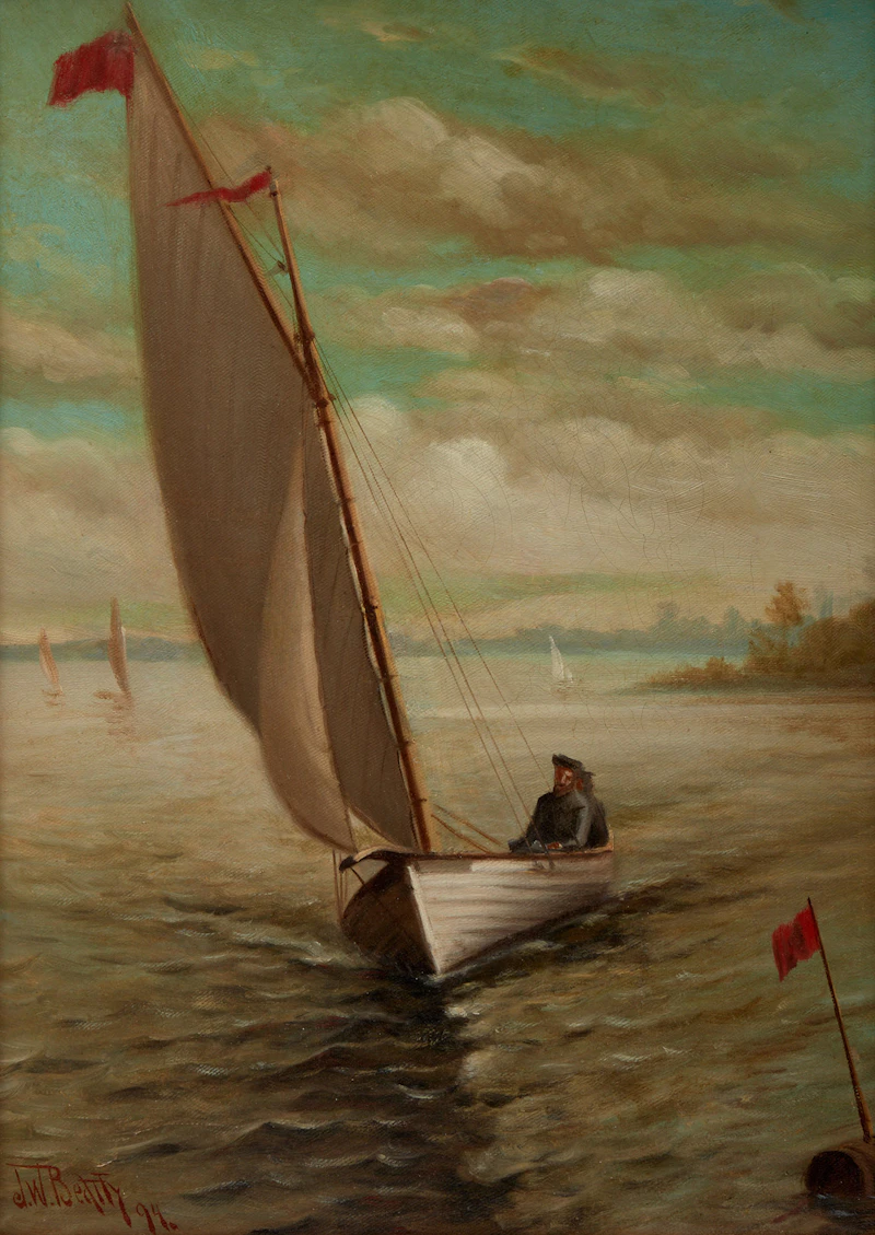 Yacht “Onaway” by John William Beatty