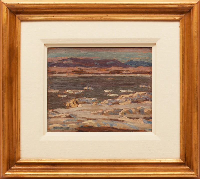Alexander Young Jackson, Lévis, oil on panel, 1922 - view 2
