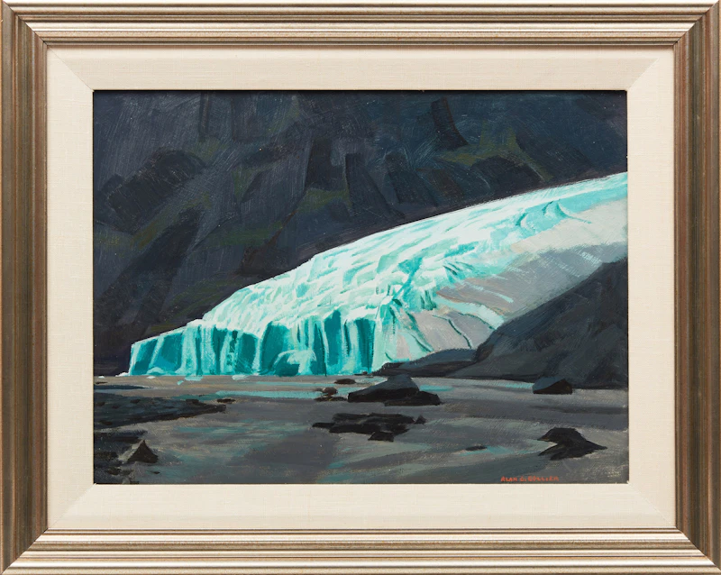 Alan Caswell Collier, The Bear Glacier (near Stewart, BC), oil on board - view 2