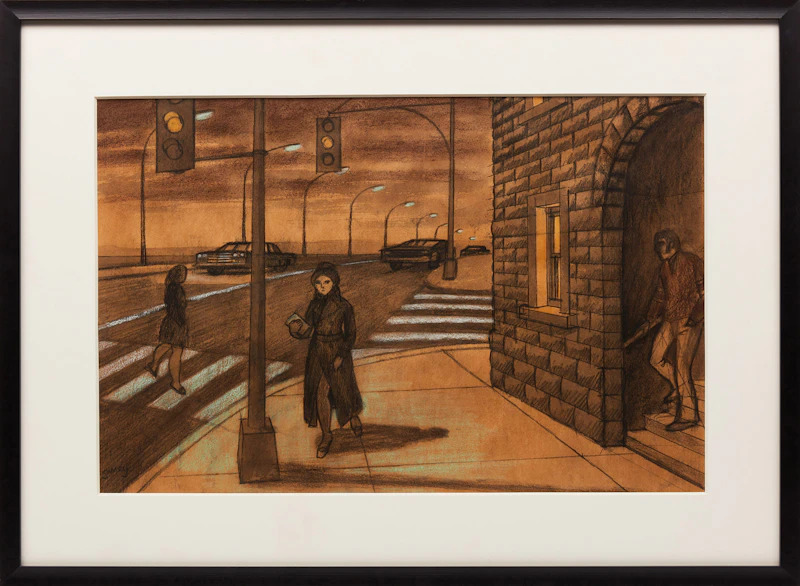 Philip Henry Howard Surrey, Le maxicoat, charcoal - view 2