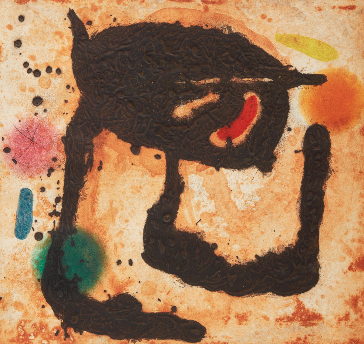 Joan Miró, Le Dandy (Dupin 492), etching, 1969