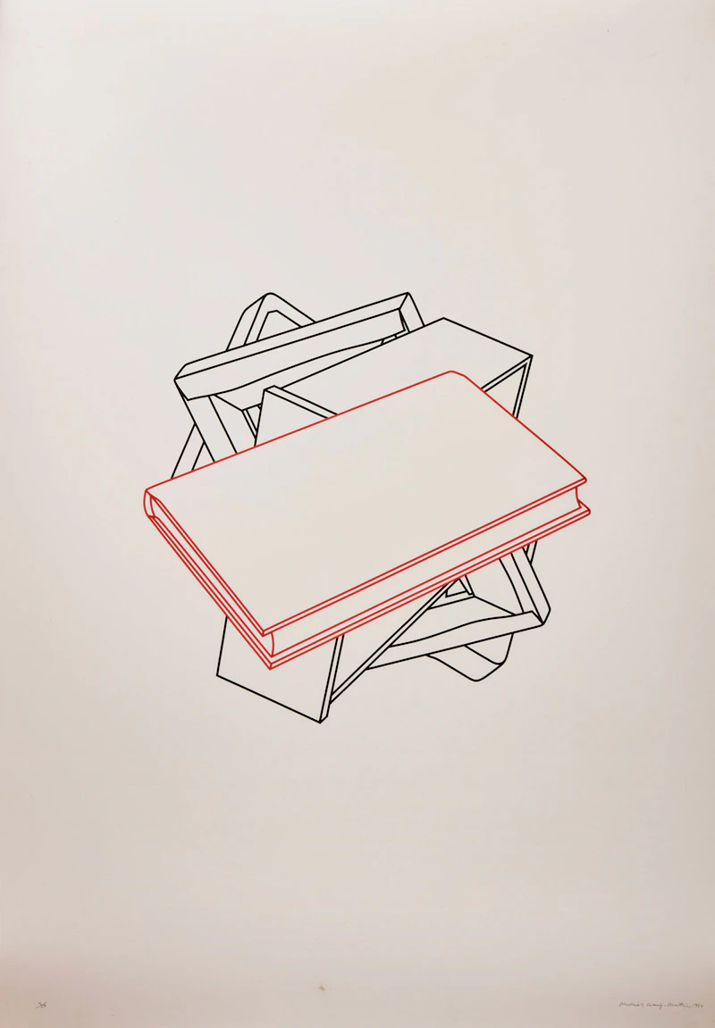 Michael Craig-Martin, Order of Appearance, four colour screenprints on white drafting film, 1990 - view 2