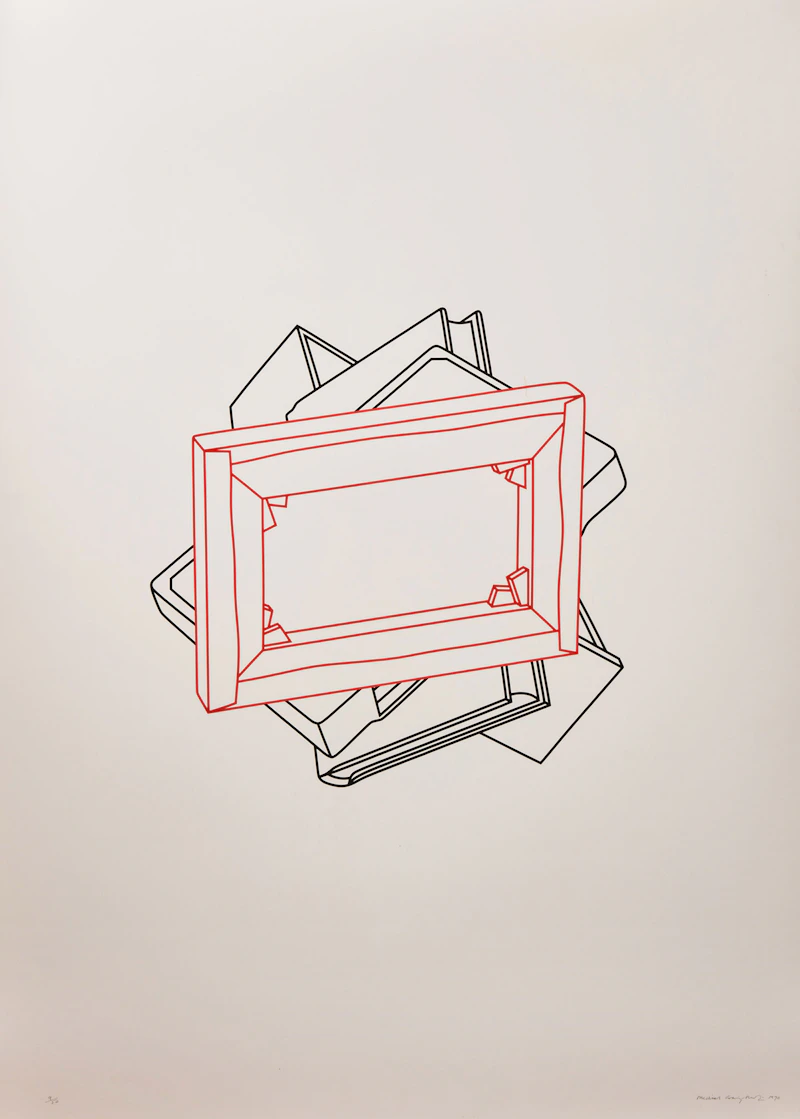 Michael Craig-Martin, Order of Appearance, four colour screenprints on white drafting film, 1990 - view 3