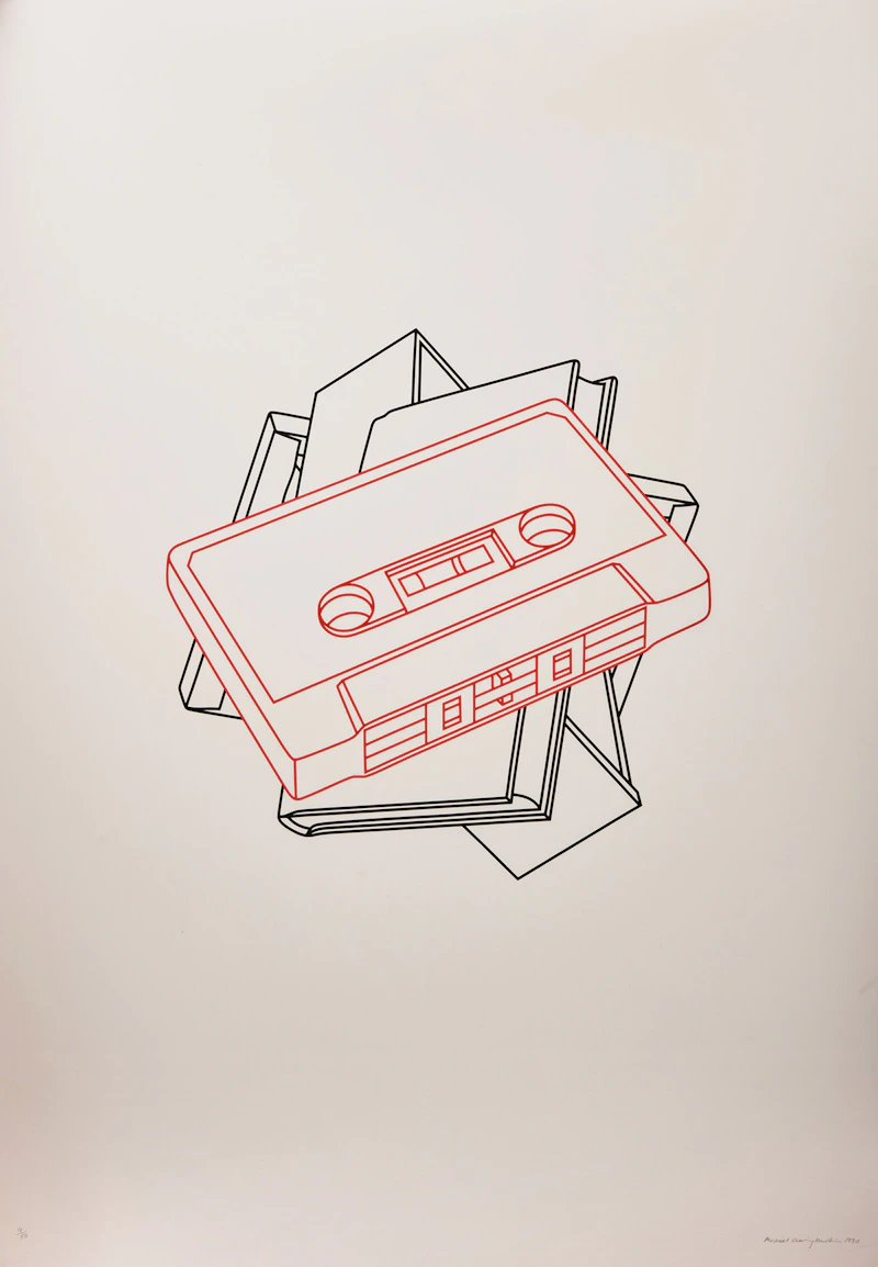 Michael Craig-Martin, Order of Appearance, four colour screenprints on white drafting film, 1990 - view 4