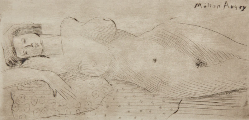 Reclining Nude (Lunn 22) by Milton Avery