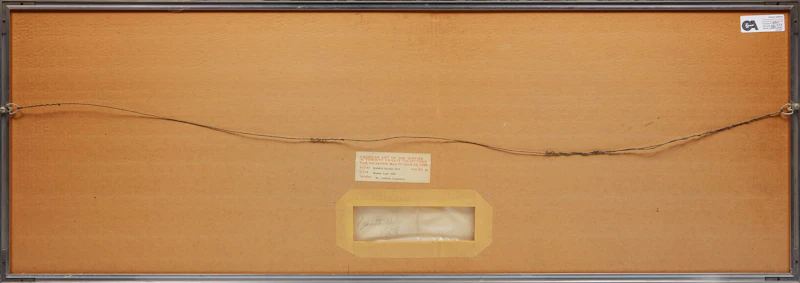 Kenneth Noland, Shadow Line, colour screenprint on linen, 1968 - view 3
