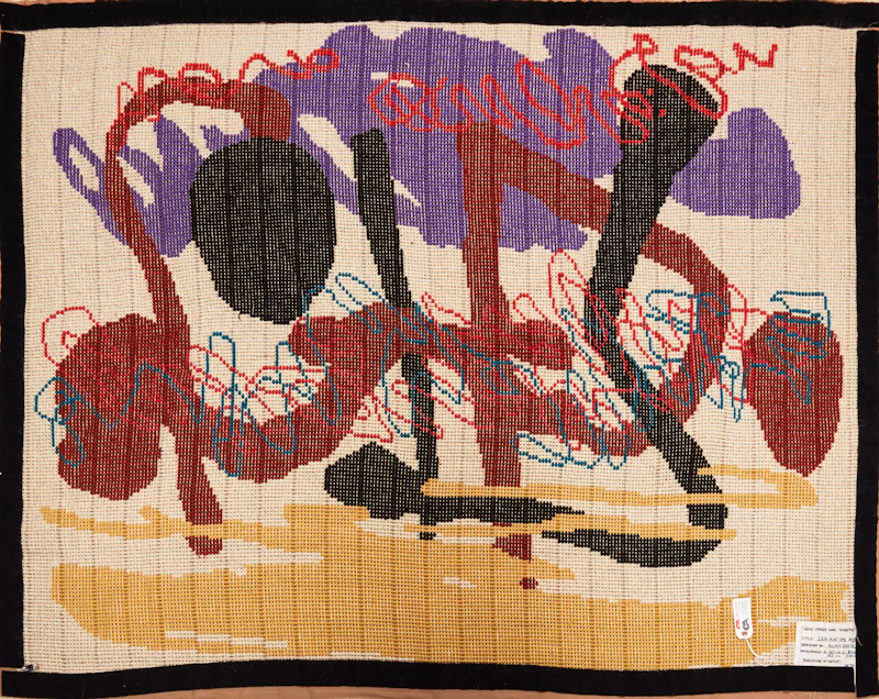 Alan Davie, Zen Mat No.1, wool tapestry, 1979 - view 2