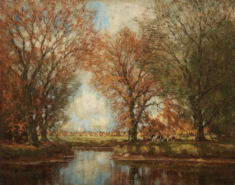 Autumn Day near the Hague by Arnold Marc Gorter