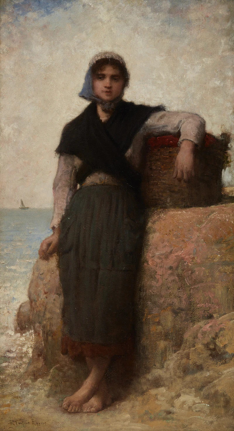 Young Maid by François Nicolas Augustin Feyen-Perrin