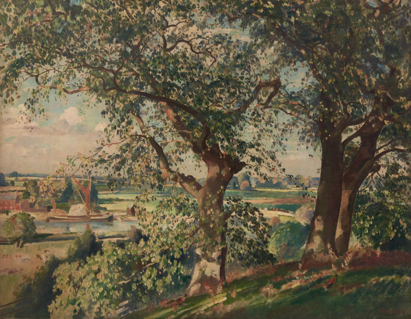On the Stour by Phillip Connard