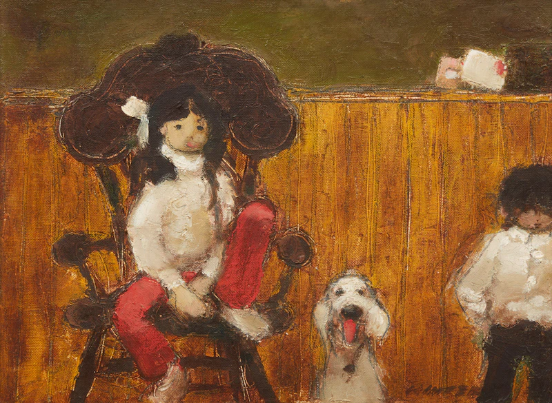 Country Kitchen by William Arthur Winter