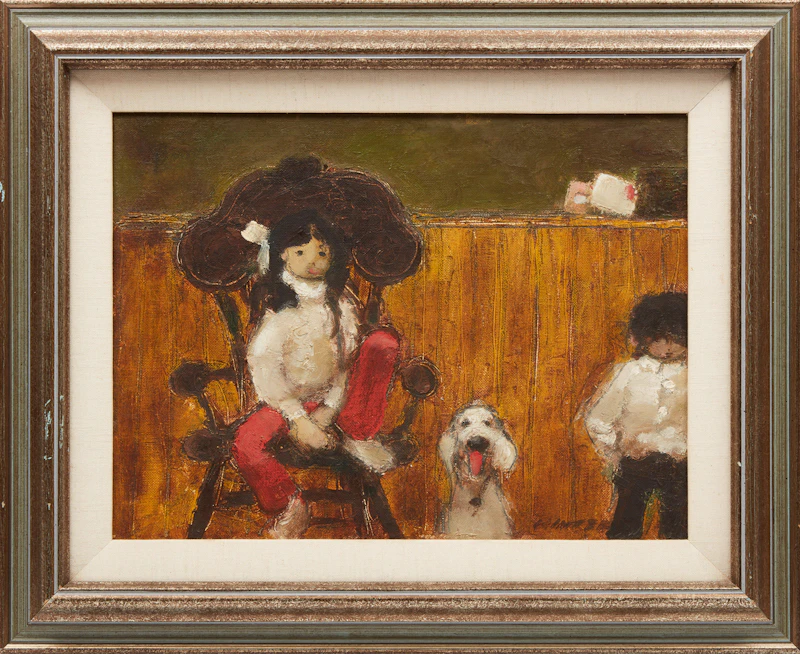 William Arthur Winter, Country Kitchen, oil on board, 1979 - view 2