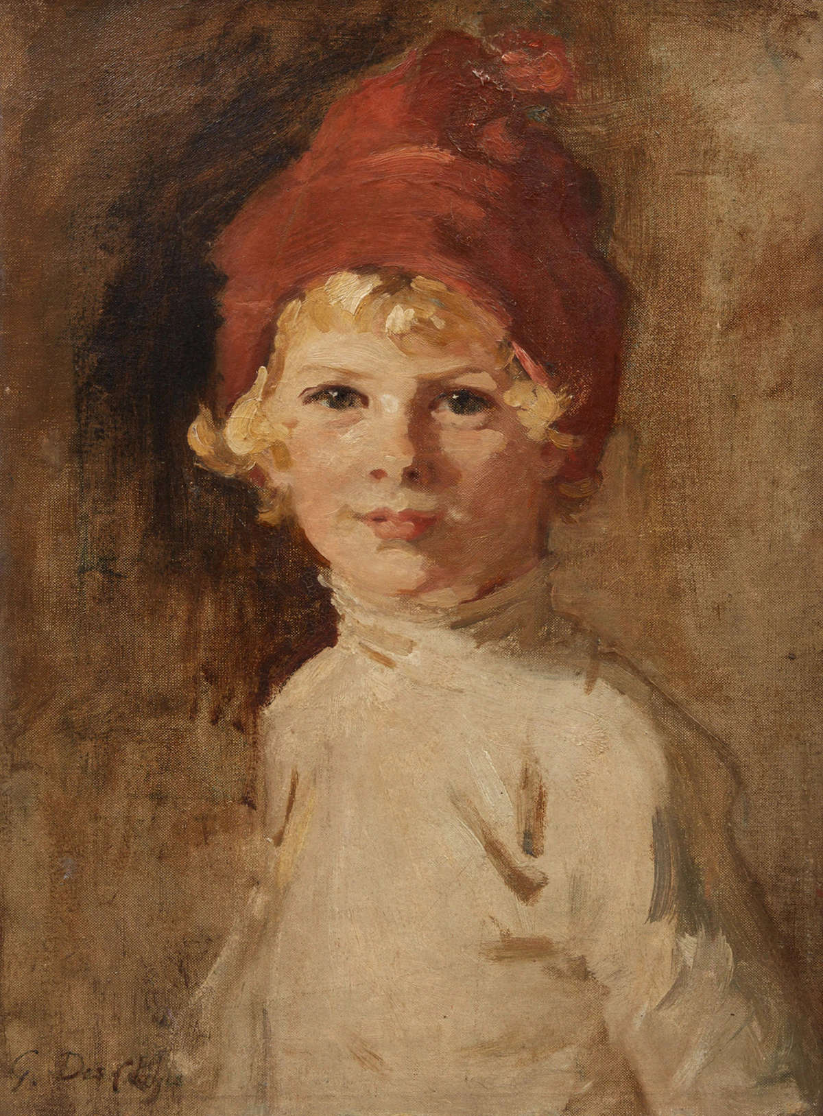 Gertrude Des Clayes, Bobby Hanna, oil on canvas, circa 1923-30