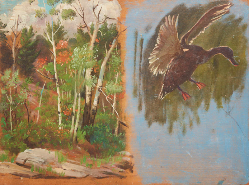 Kenneth Keith Forbes, Three Studies, three double-sided oils on board - view 3