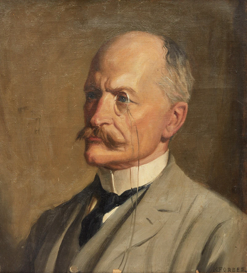 Kenneth Keith Forbes, Colonel A. E. Edgel, oil on canvas
