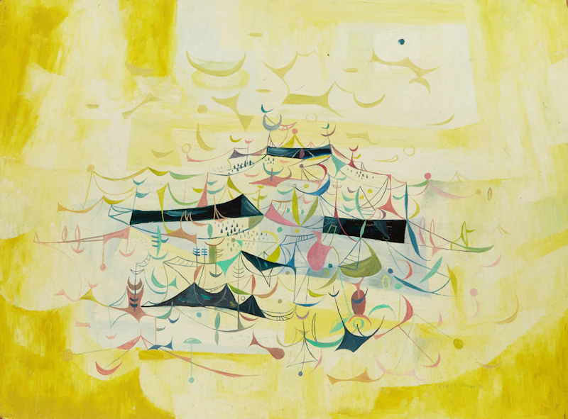 Untitled Abstraction by William John Bertram Newcombe