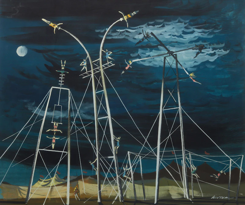 Untitled (Acrobats) by William Arthur Winter