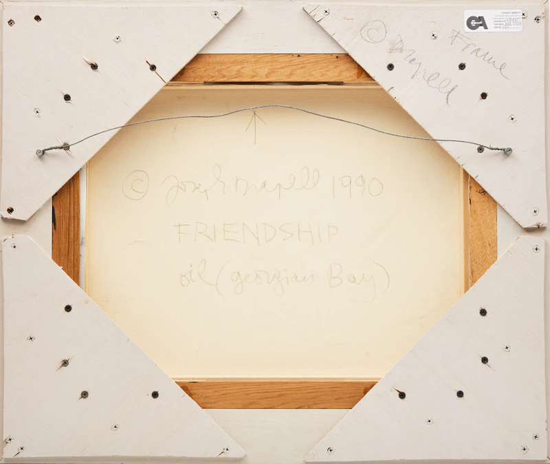 Joseph Drapell, Friendship (Georgian Bay), oil on canvas, 1990 - view 3