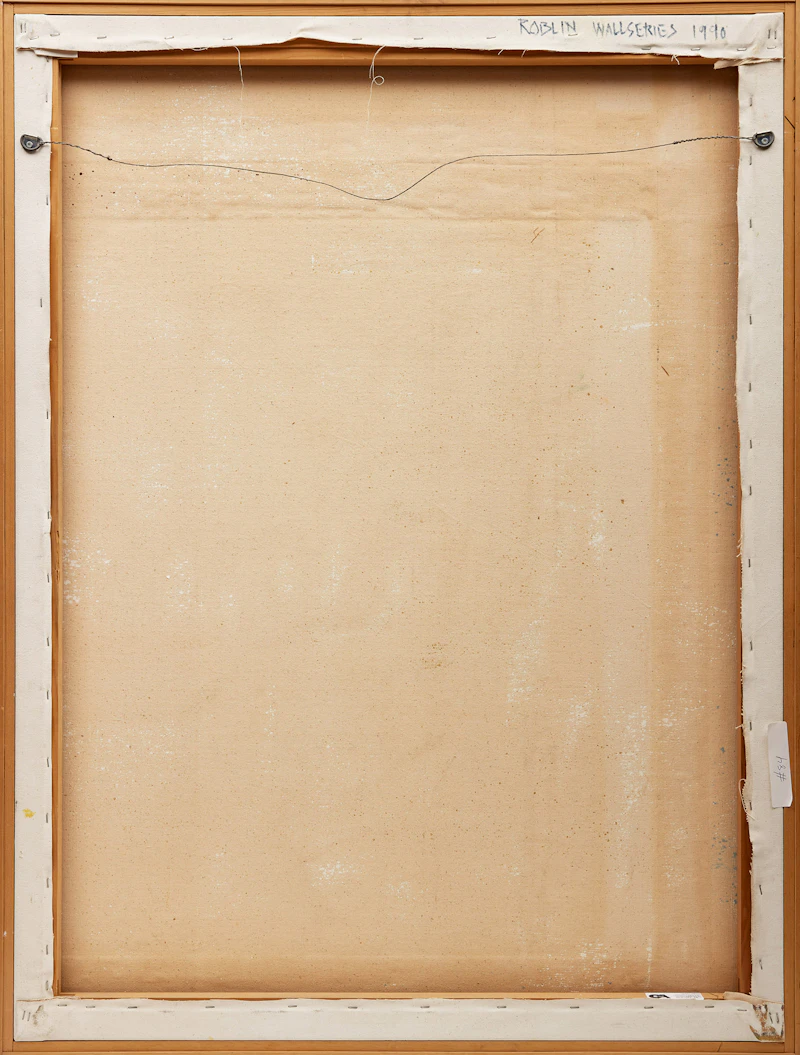 Richard Roblin, Wall Series, oil on canvas, 1990 - view 3
