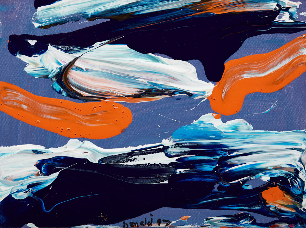 William Ronald, Timbuktu, acrylic on canvas, 1997