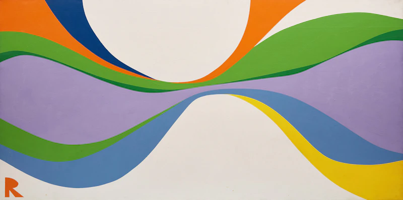 William Ronald, The Orient Express, three acrylics on canvas (triptych) - view 4
