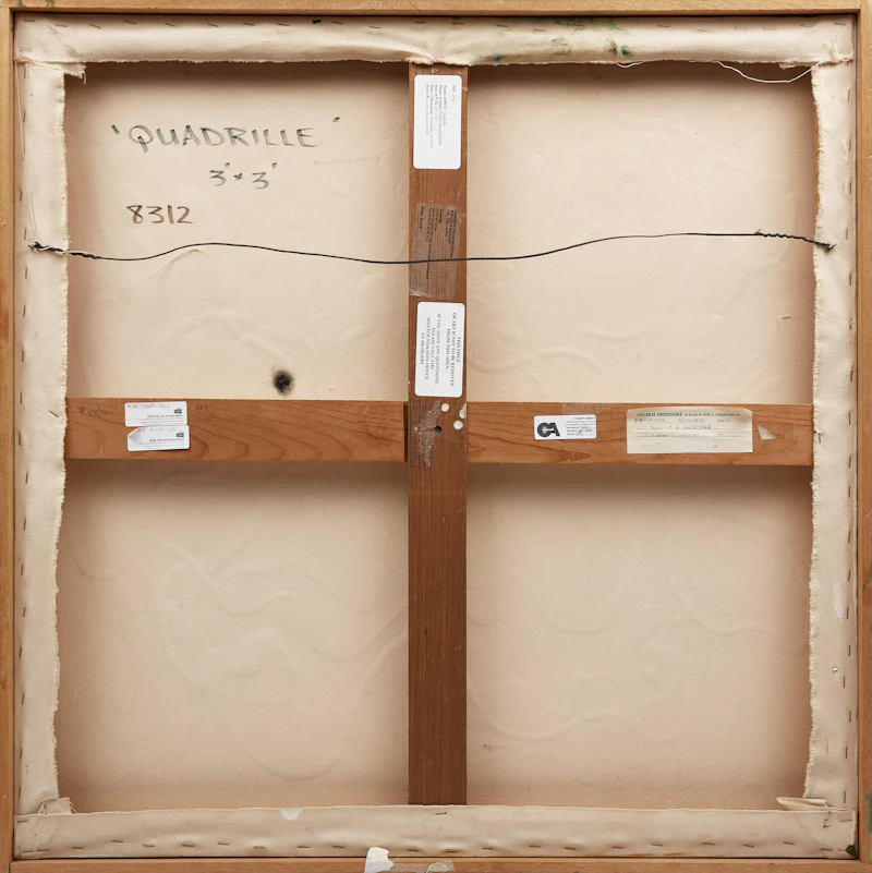 William Ronald, Quadrille, acrylic on canvas, 1983 - view 3