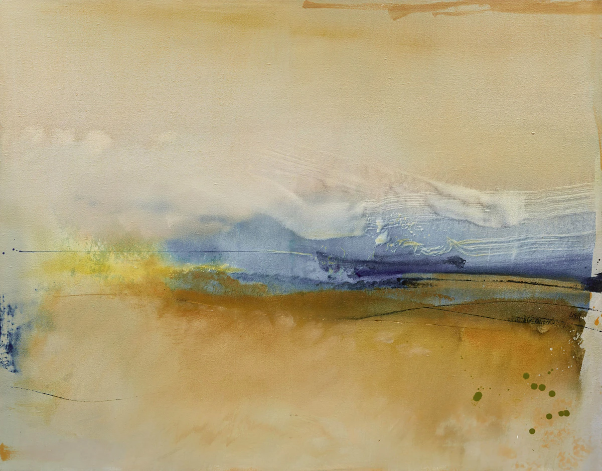 Raymond Victor Cattell, Sound of the Wind Turn, acrylic on canvas