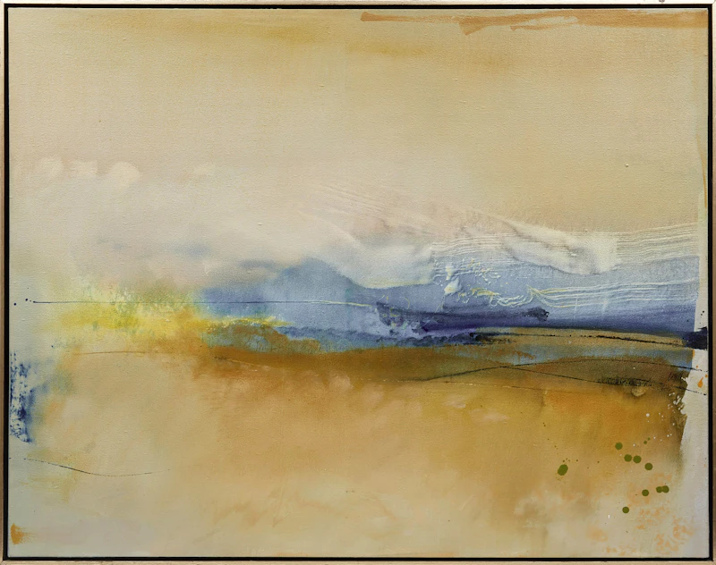 Raymond Victor Cattell, Sound of the Wind Turn, acrylic on canvas - view 2