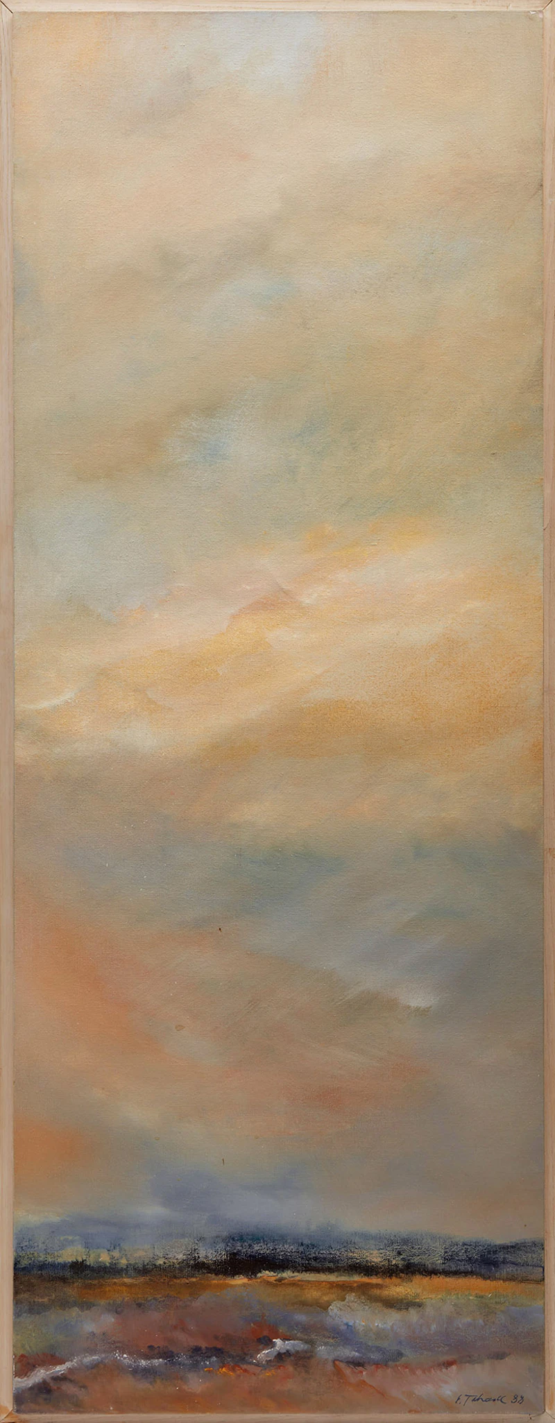Ernestine Tahedl, Island Memories II, three acrylics on canvas (triptych), 1988 - view 6