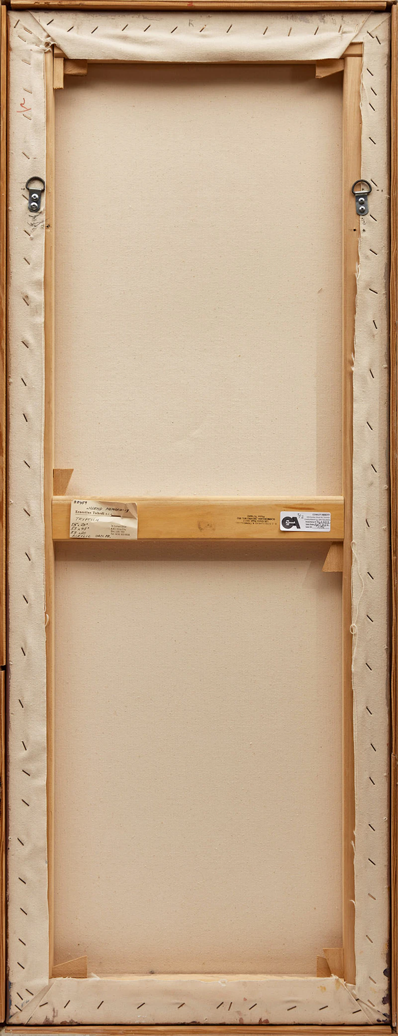Ernestine Tahedl, Island Memories II, three acrylics on canvas (triptych), 1988 - view 7