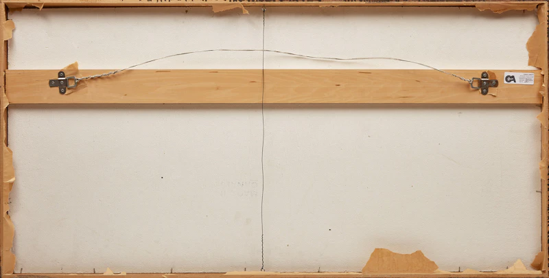 Unknown 21st Century Artist, Untitled Abstraction, acrylic on board, 1973 - view 3